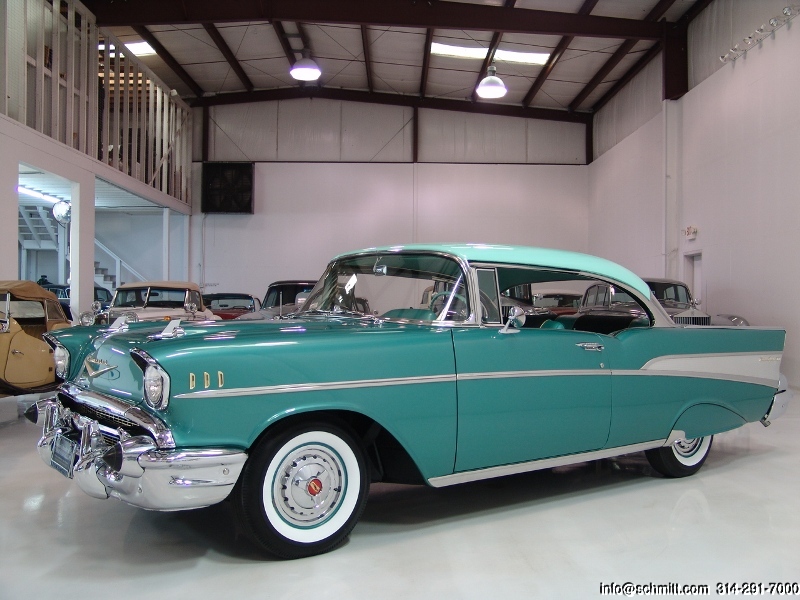 1957 CHEVROLET BELAIR 2-DOOR HARDTOP – Daniel Schmitt & Co. Classic Car ...