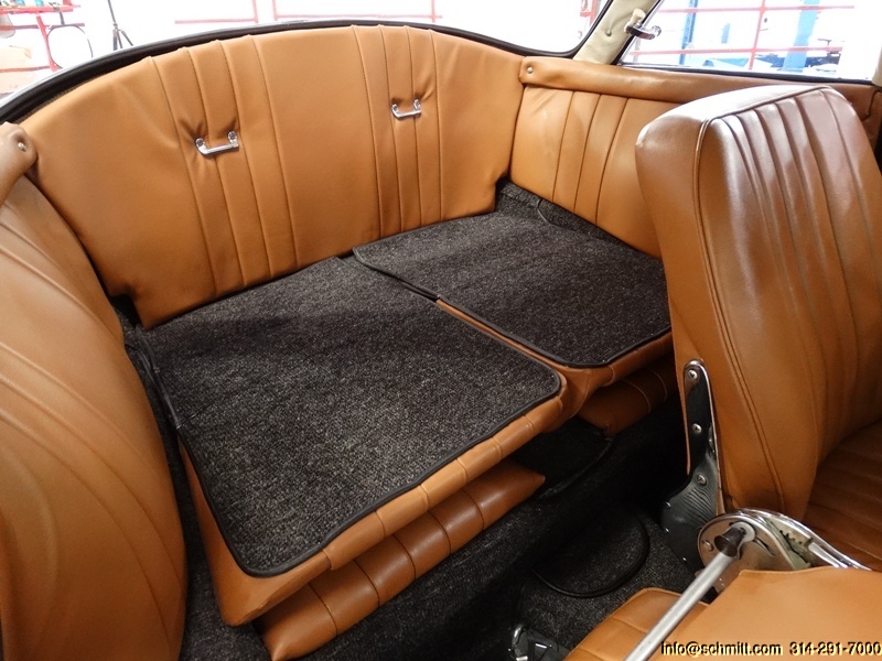 P10046 - 64455111700 - Carpet holder sill strip 356 for Porsche 356B T6 /  1963 / 1600 (616 / 1 t6) / Cabrio b t6 / Manual gearbox, 4 speed